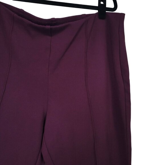 Chico's Women's So Slimming Juliet Straight Leg Purple Pull on Pants Size 16 3R - Picture 12 of 12